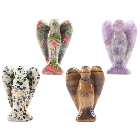 1.5"  Crystal Carving Angel Wholesale Crystals USA