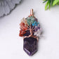 2.5" Tree of Life Crystal Pendant Wholesale Crystals USA