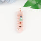 2" Chakra Wire Wrapped Pendant Wholesale Crystals USA