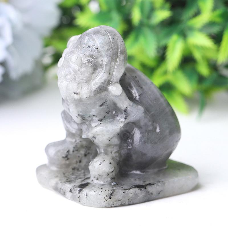 2.2" Labradorite Santa Claus Crystal Carvings Wholesale Crystals USA