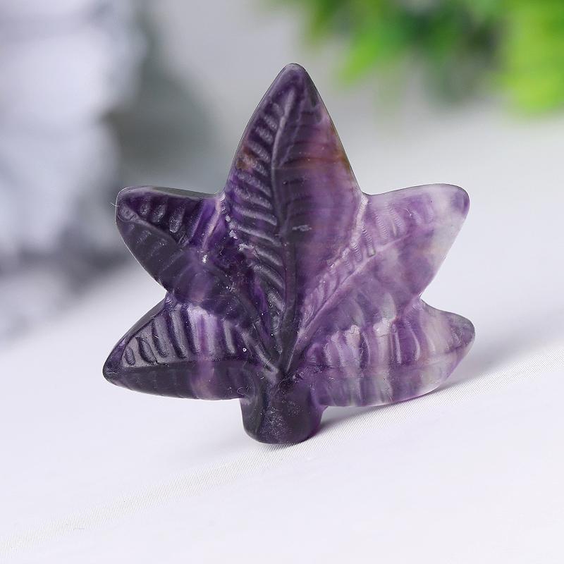 Fluorite Leaf Crystal Carvings Wholesale Crystals USA