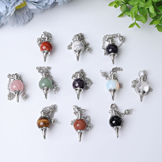 9" Round Crystal Pendulum Wholesale Crystals USA
