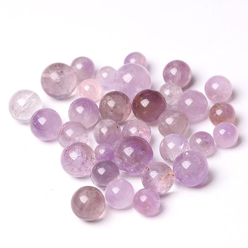 0.25kg 12mm Amethyst Sphere Wholesale Crystals USA