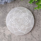 4" Selenite Coaster with Printing Wholesale Crystals USA