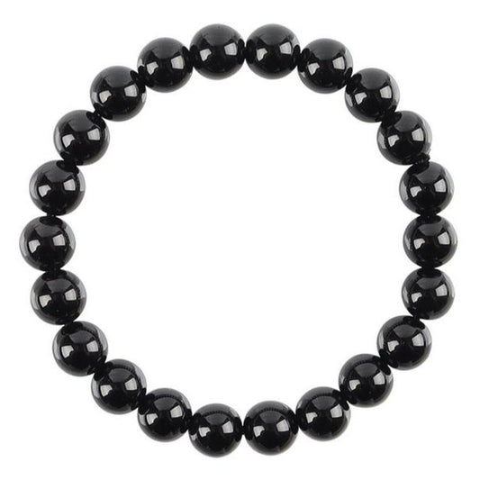8mm Black Obsidian Bracelet Wholesale Crystals USA