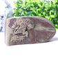 4.6" Unique Helan Ink Stone Crystal Carvings Free Form