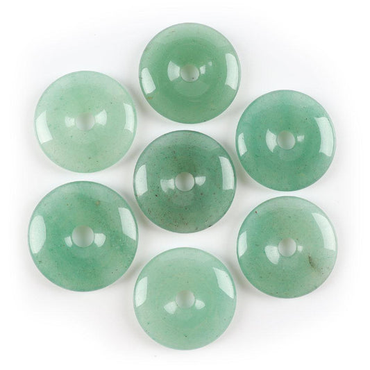 Aventurine Round Crystal Donut Pendant Wholesale Crystals USA