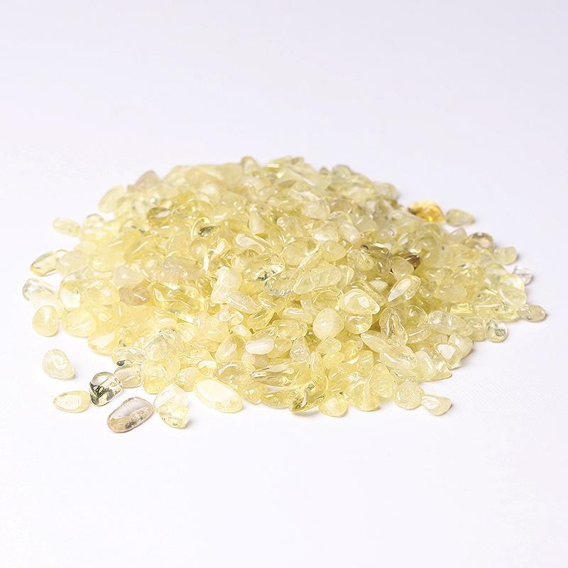 0.1kg Different Size Citrine Chips for Decoration Wholesale Crystals USA