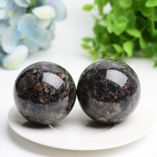 2.0" Plum Bloomson Crystal Sphere Bulk Wholesale Wholesale Crystals USA