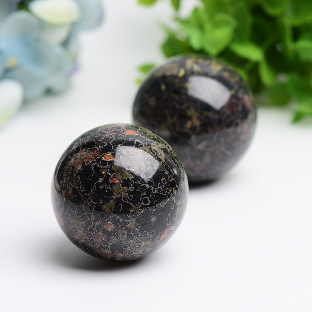 2.0" Plum Bloomson Crystal Sphere Bulk Wholesale Wholesale Crystals USA