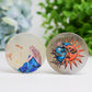 2.1" Agate Slice with Printing Wholesale Crystals USA