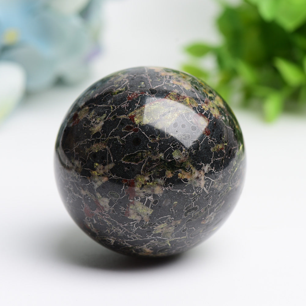 2.0" Plum Bloomson Crystal Sphere Bulk Wholesale Wholesale Crystals USA