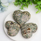 2.3" Rainforest Japer Heart Palm Stone Wholesale Crystals USA