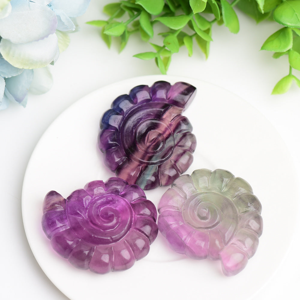 2.0" Fluorite Shell Crystal Carving Wholesale Crystals USA