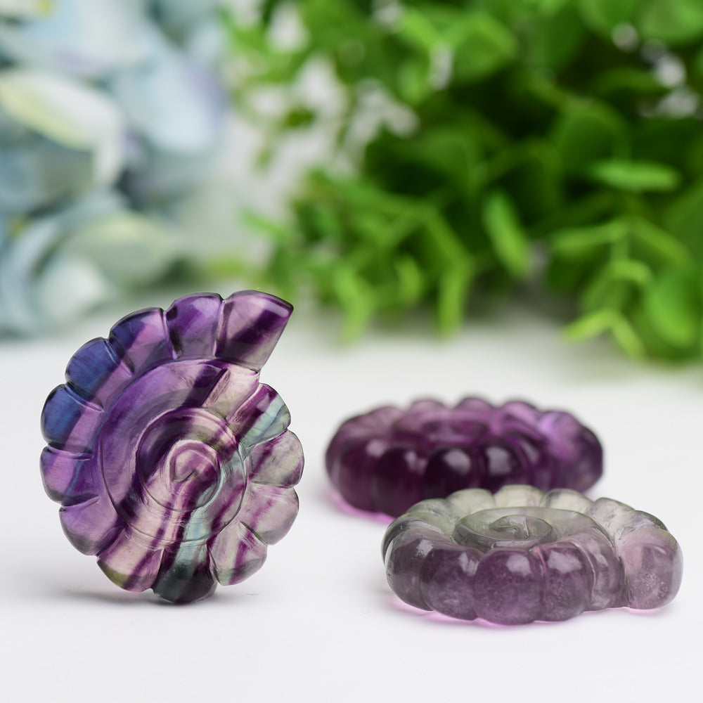 2.0" Fluorite Shell Crystal Carving Wholesale Crystals USA