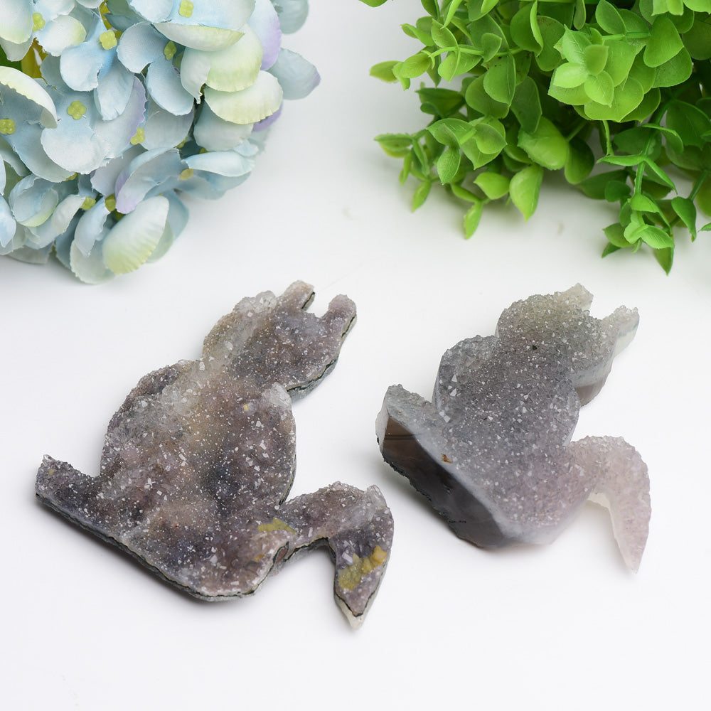 3.2"-4.2" Cluster Cat Crystal Carving Bulk Wholesale  Crystals USA
