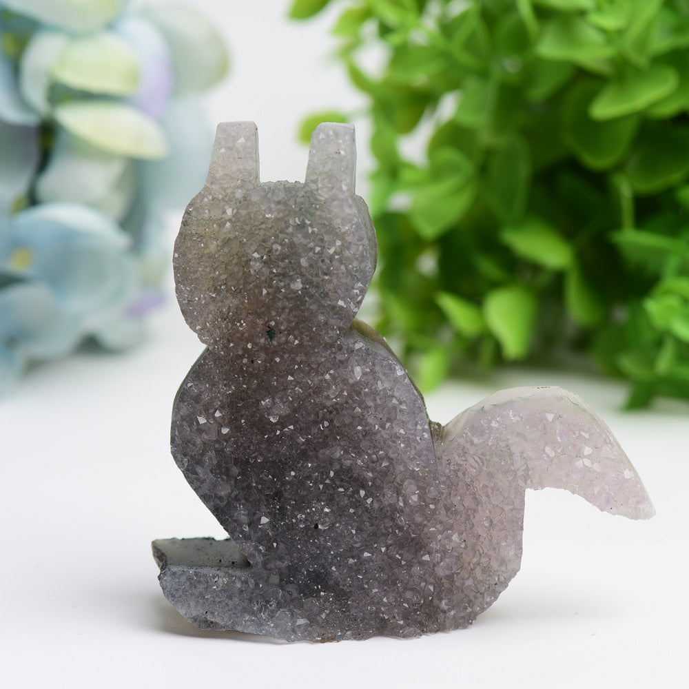 3.2"-4.2" Cluster Cat Crystal Carving Bulk Wholesale  Crystals USA