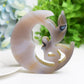 4.2" Agate Moon Fairy Crystal Carving Bulk Wholesale Wholesale Crystals USA