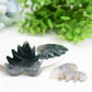 2.0" Moss Agate Maple Leaf Crystal Carving Wholesale Crystals USA