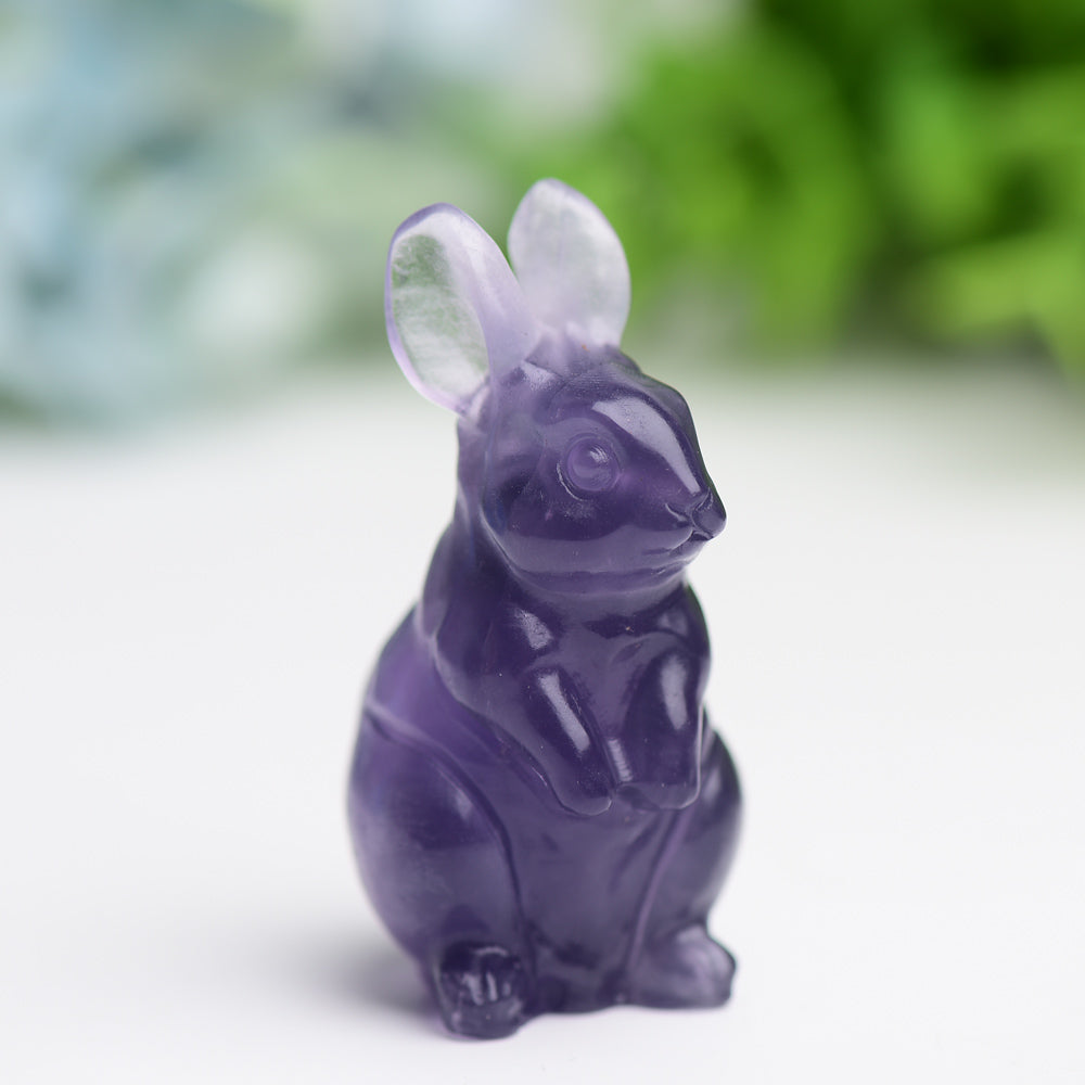 2.2" Rabbit Crystal Carving Wholesale Crystals USA