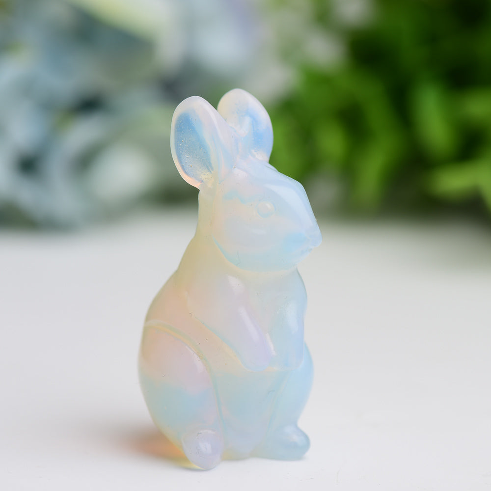 2.2" Rabbit Crystal Carving Wholesale Crystals USA
