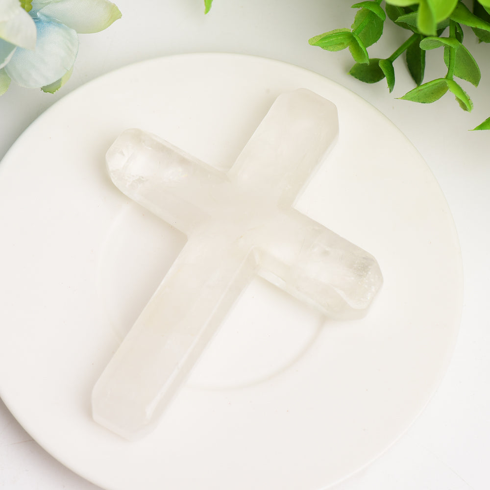 4.0" Mixed Crystal Cross Carving Bulk Wholesale  Crystals USA