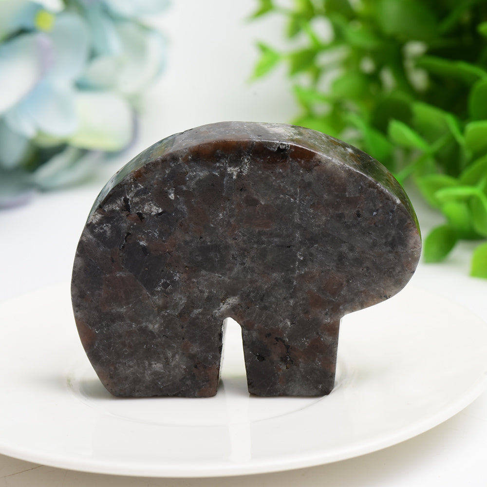 2.8" Mixed Crystal Bear Zuni Crystal Carving Bulk Wholesale  Crystals USA