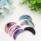 1.85" Rainbow Fluorite Moon Carving Bulk Wholesale  Crystals USA