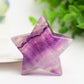 2.0" Purple Fluorite Star Crystal Carving Bulk Wholesale  Crystals USA