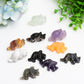 1.6" Mixed Crystal Dinosaur Carving Bulk Wholesale  Crystals USA
