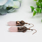 Amethyst Rose Quartz Crystal Earrings Bulk Wholesale  Crystals USA