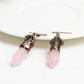 Amethyst Rose Quartz Crystal Earrings Bulk Wholesale  Crystals USA