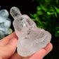 3.2" Clear Quartz Buddha Crystal Carving Bulk Wholesale  Crystals USA