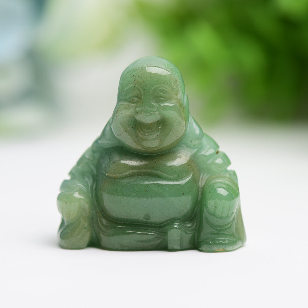 1.4" Mixed Crystal Buddha Crystal Carving Free Form Wholesale Crystals USA