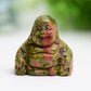 1.4" Mixed Crystal Buddha Crystal Carving Free Form Wholesale Crystals USA