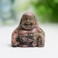 1.4" Mixed Crystal Buddha Crystal Carving Free Form Wholesale Crystals USA