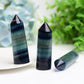 2.5"-3.5" Rainbow Fluorite Crystal Point Wholesale Crystals USA