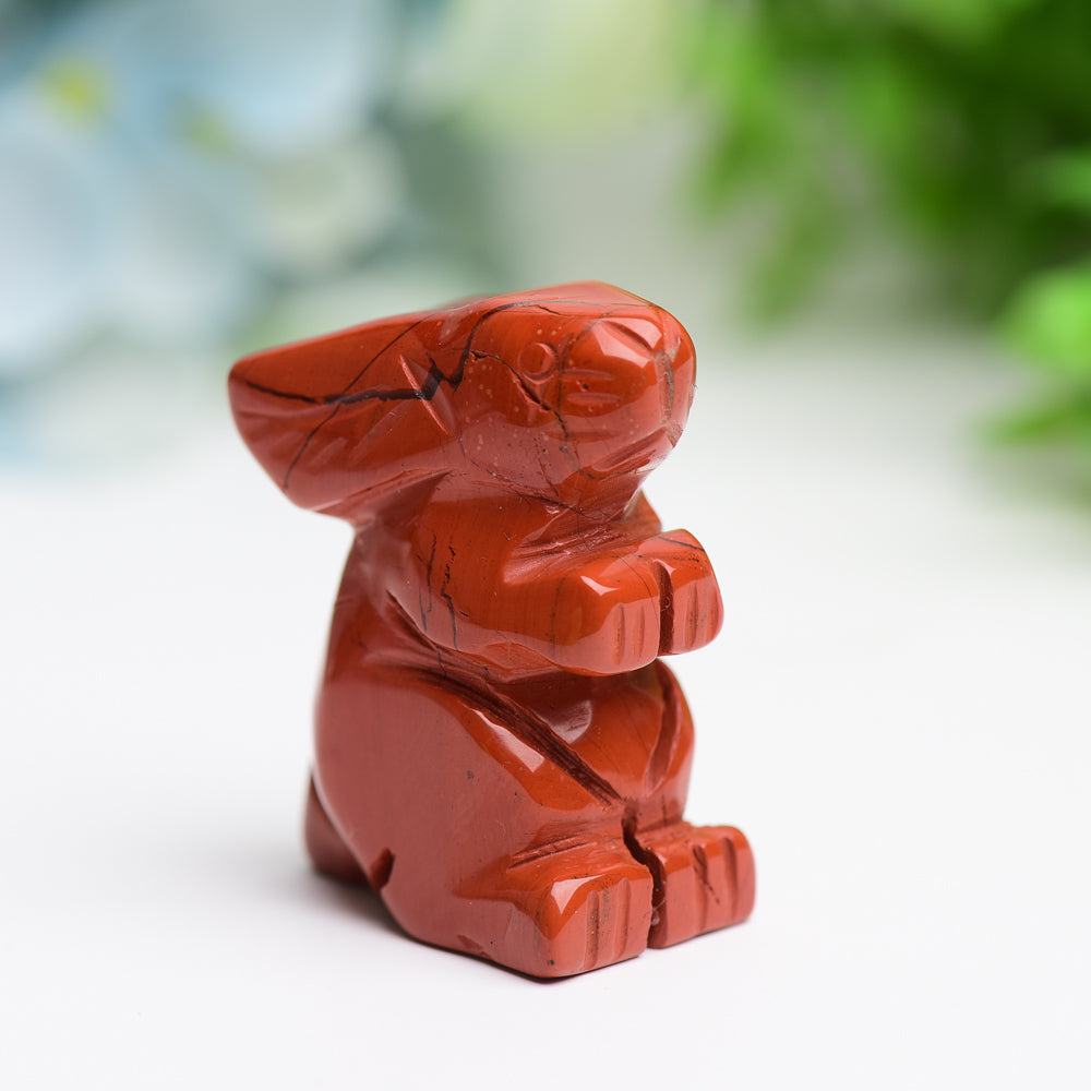 1.5" Rabbit Animal Crystal Carving Wholesale Crystals USA