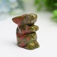 1.5" Rabbit Animal Crystal Carving Wholesale Crystals USA