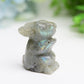 1.5" Rabbit Animal Crystal Carving Wholesale Crystals USA