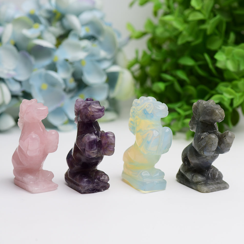 2.5" Horse Animal Crytsal Carving Free Form Wholesale Crystals USA