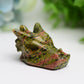 1.8" Mixed Crystal Dragon Head Animal Crystal Carving Wholesale Crystals USA