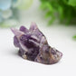 1.8" Mixed Crystal Dragon Head Animal Crystal Carving Wholesale Crystals USA