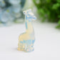2.4" Mixed Crystal Girraffe Animal Crystal Carving Wholesale Crystals USA