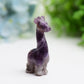 2.4" Mixed Crystal Girraffe Animal Crystal Carving Wholesale Crystals USA