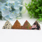 1.1" Mixed Crystal Pyramids Crystal Carving Wholesale Crystals USA