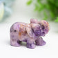 2.0" Mixed Crystal Elephant Animal Crystal Carving Wholesale Crystals USA