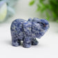 2.0" Mixed Crystal Elephant Animal Crystal Carving Wholesale Crystals USA