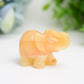 2.0" Mixed Crystal Elephant Animal Crystal Carving Wholesale Crystals USA