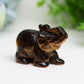 2.0" Mixed Crystal Elephant Animal Crystal Carving Wholesale Crystals USA